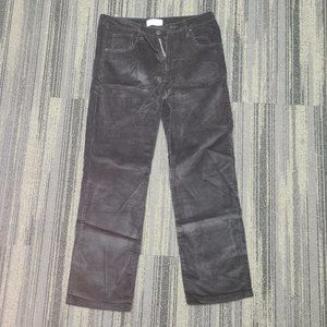 Reputation Studios Corduroy Straight Leg Black Pants Size L